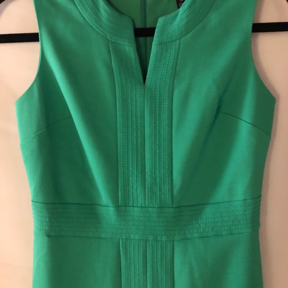 Ann Taylor Stitched Sheath Dress, 00 Petite - Picture 3 of 7